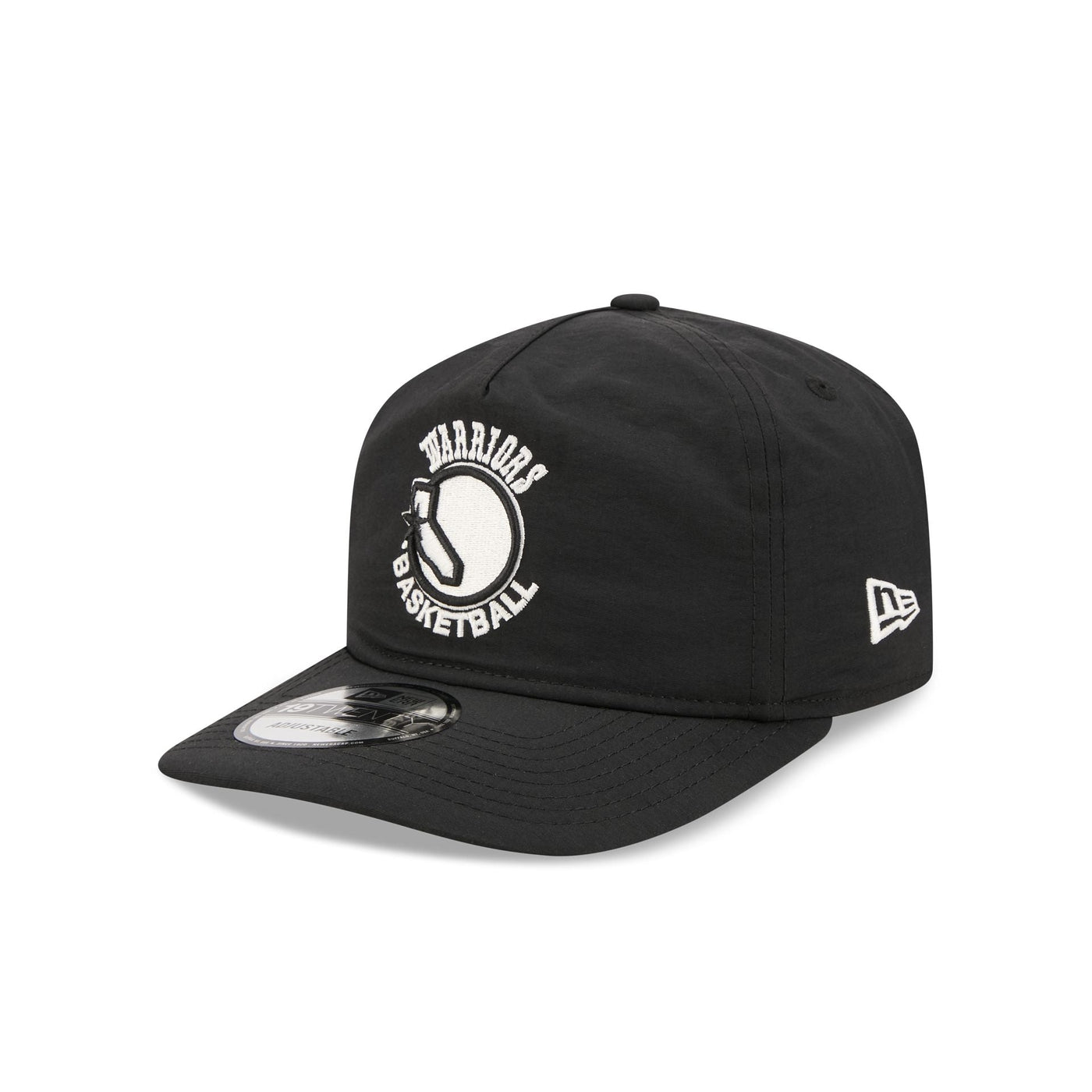 Golden State Warriors Black Nylon 19TWENTY Adjustable Hat