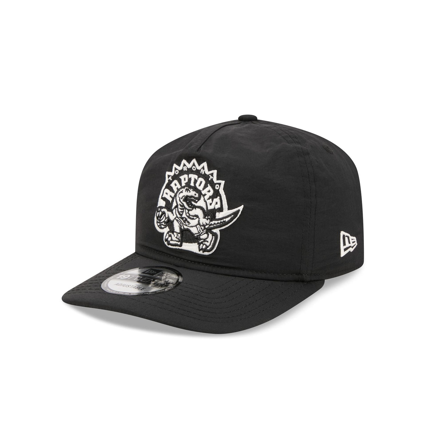 Toronto Raptors Black Nylon 19TWENTY Adjustable Hat