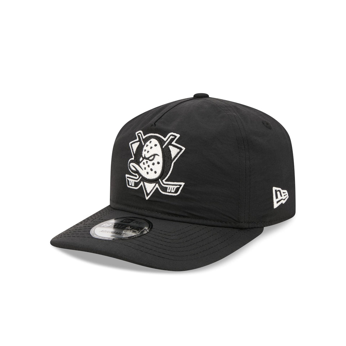 Anaheim Ducks Black Nylon 19TWENTY Adjustable Hat