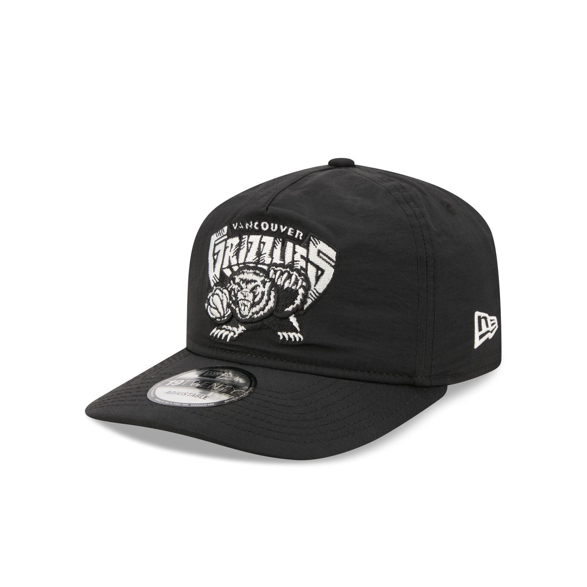 Vancouver Grizzlies  Black Nylon 19TWENTY Adjustable Hat