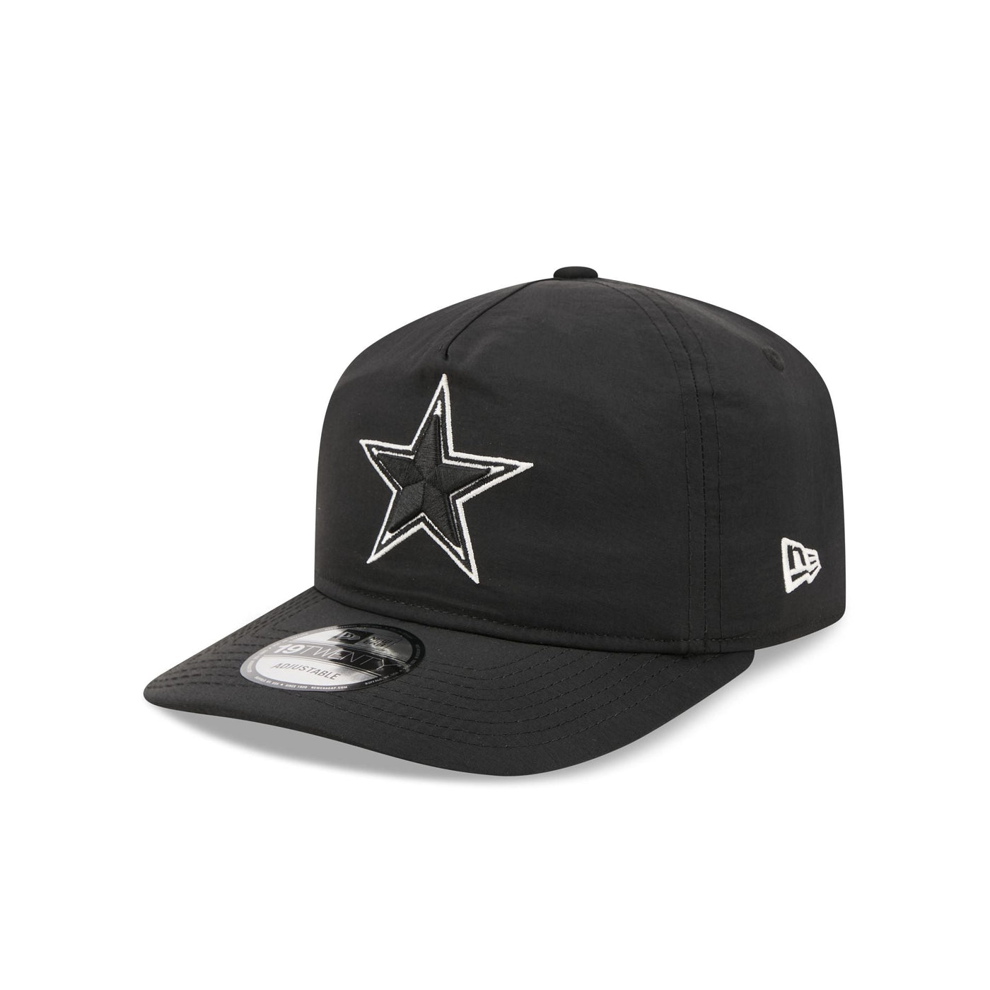 Dallas Cowboys Black Nylon 19TWENTY Adjustable Hat