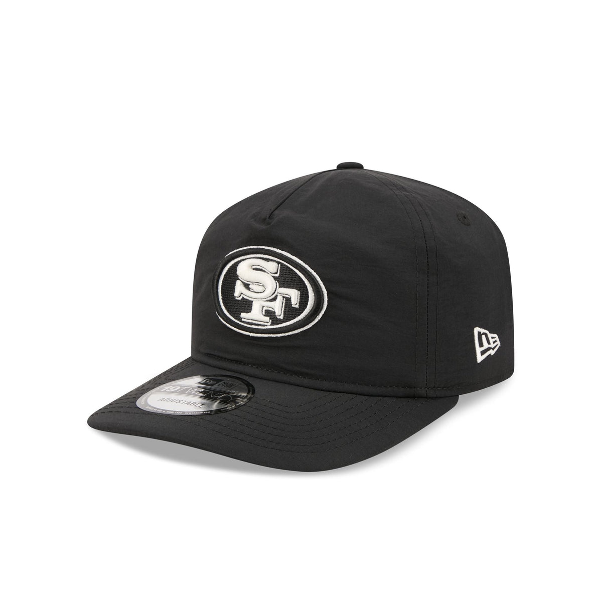 San Francisco 49ers Black Nylon 19TWENTY Adjustable Hat