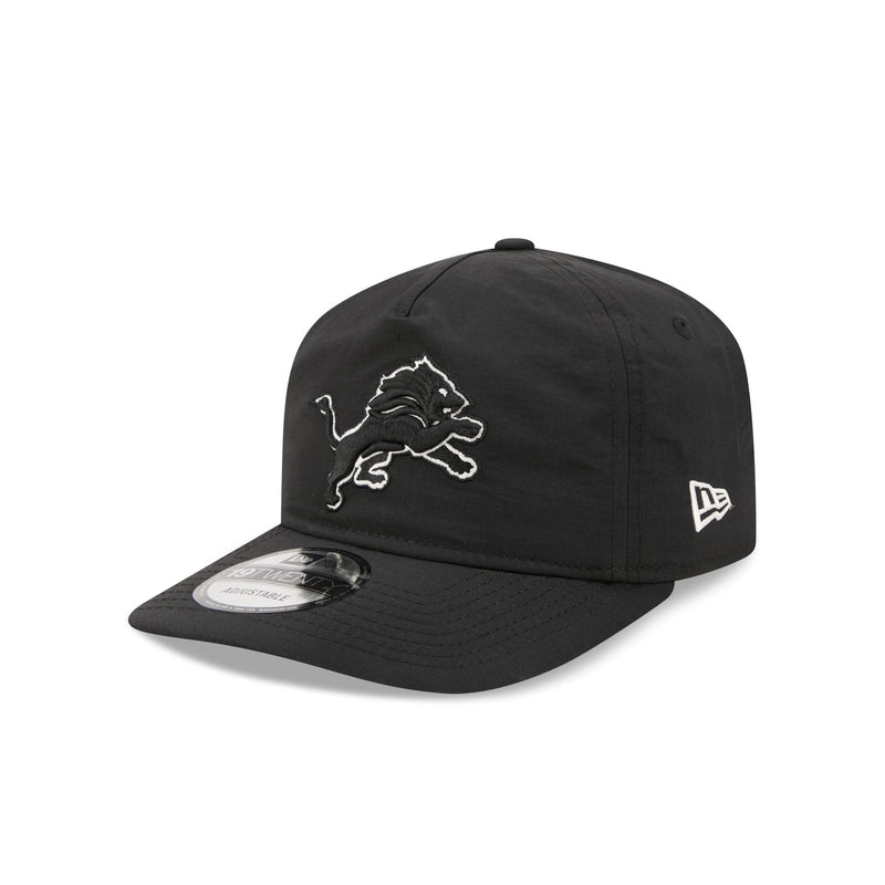 Detroit Lions Black Nylon 19TWENTY Adjustable Hat