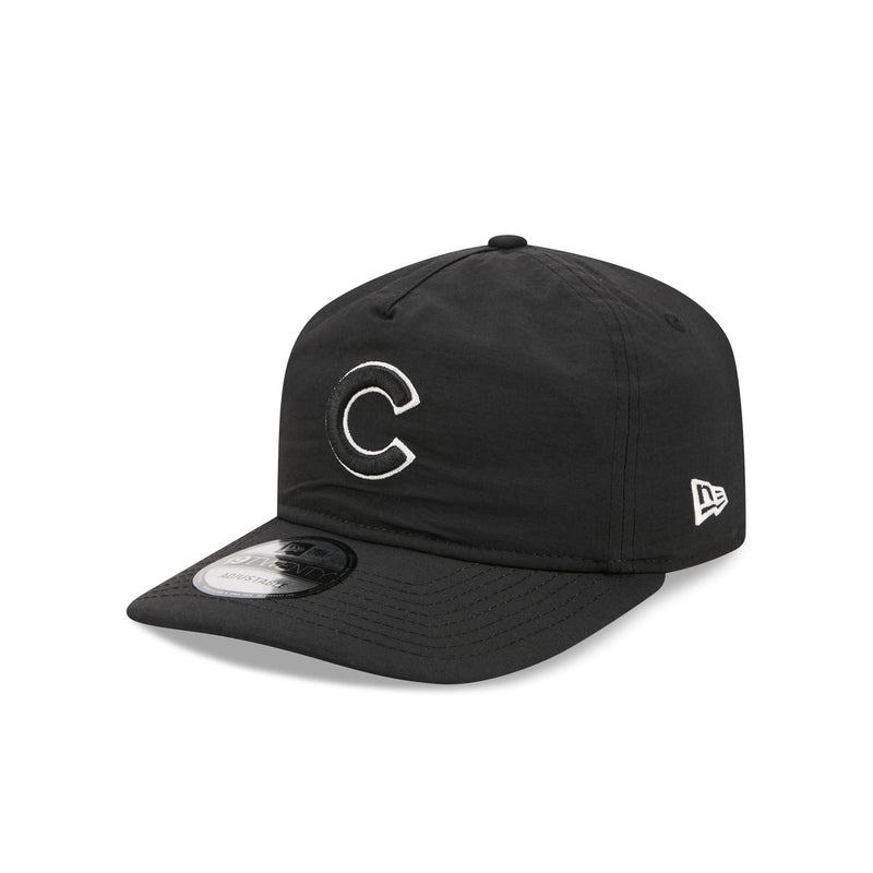 Chicago Cubs Black Nylon 19TWENTY Adjustable Hat