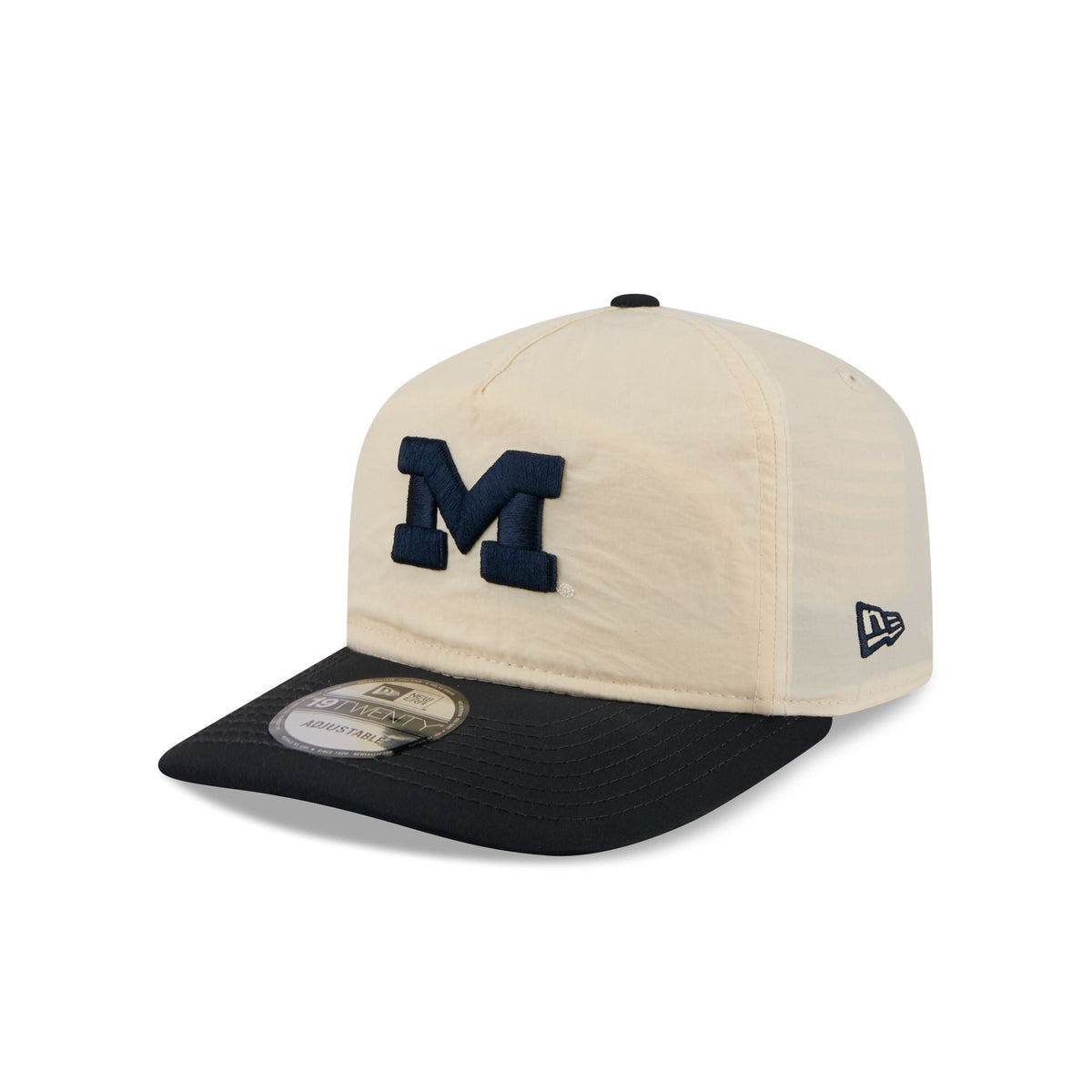 Michigan Wolverines Chrome Nylon 19TWENTY Adjustable Hat