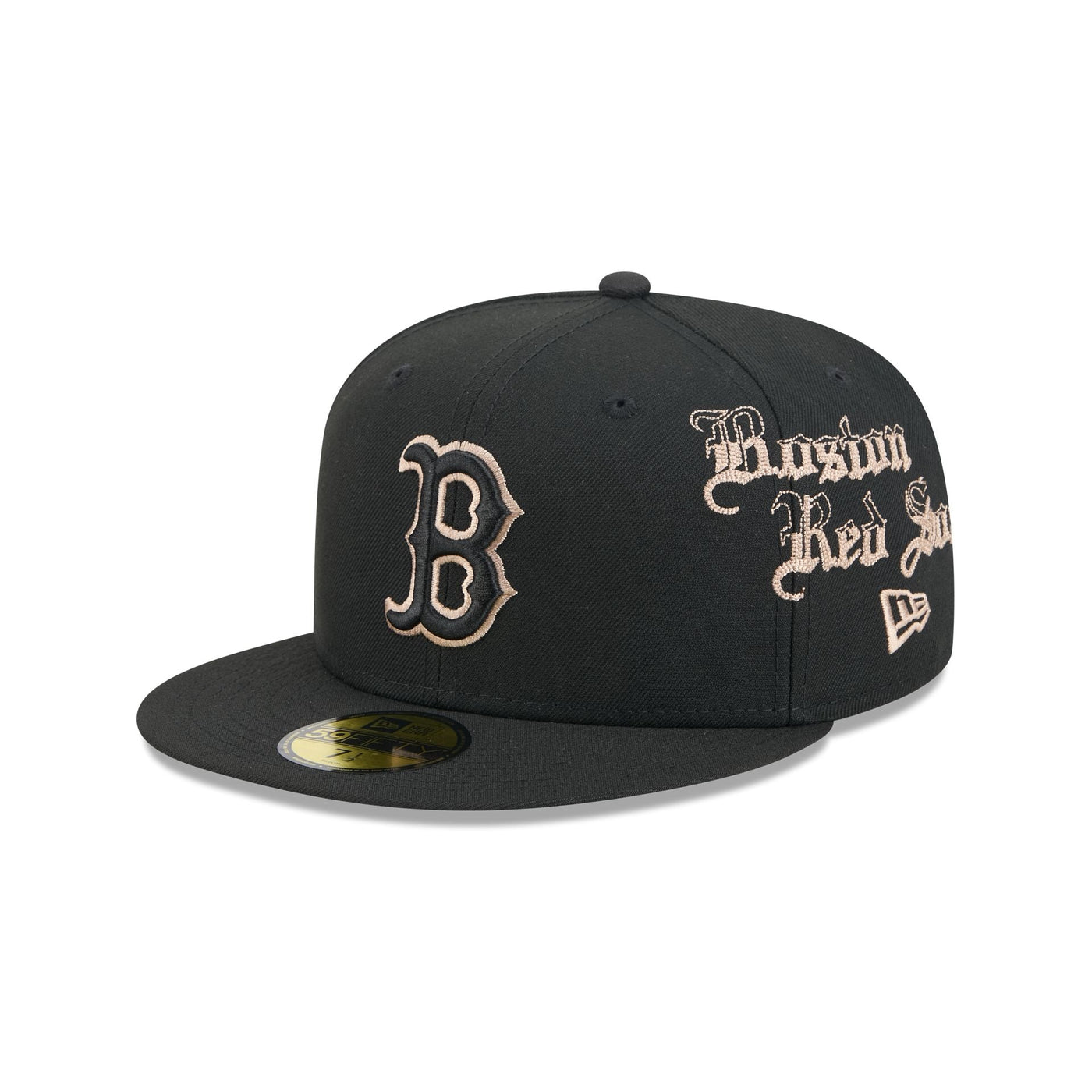 Boston Red Sox Gothic Lettering 59FIFTY Fitted Hat