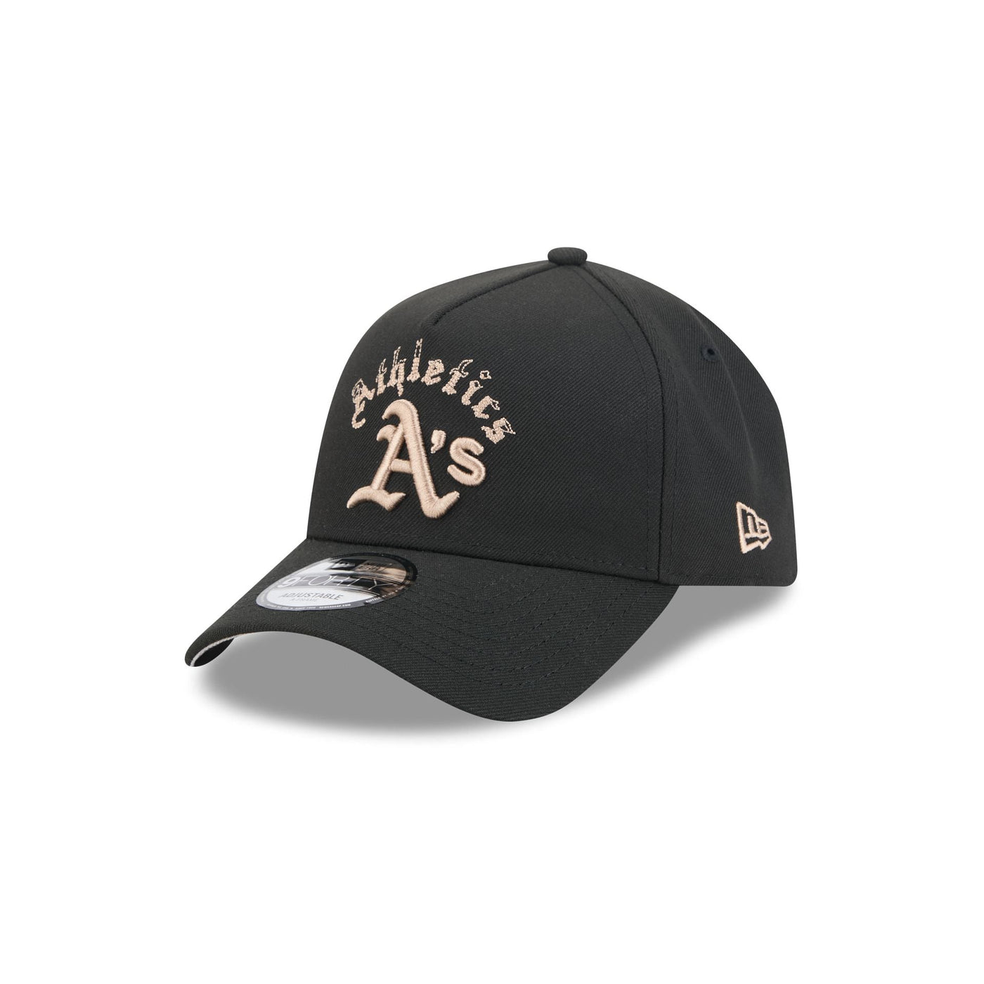 Athletics Gothic Lettering 9FORTY A-Frame Snapback Hat