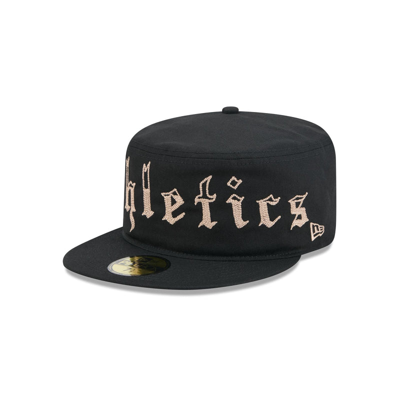 Athletics Gothic Lettering Pillbox Hat