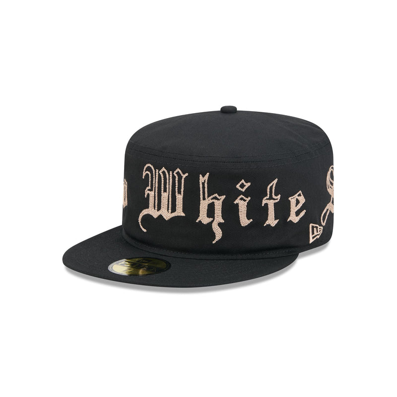 Chicago White Sox Gothic Lettering Pillbox Hat