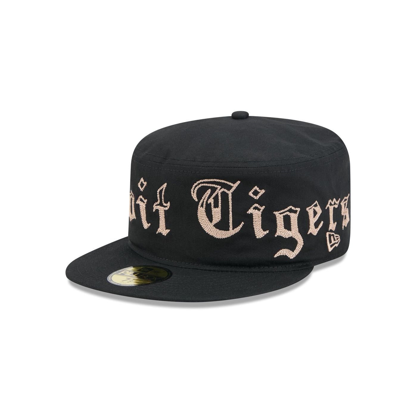 Detroit Tigers Gothic Lettering Pillbox Hat