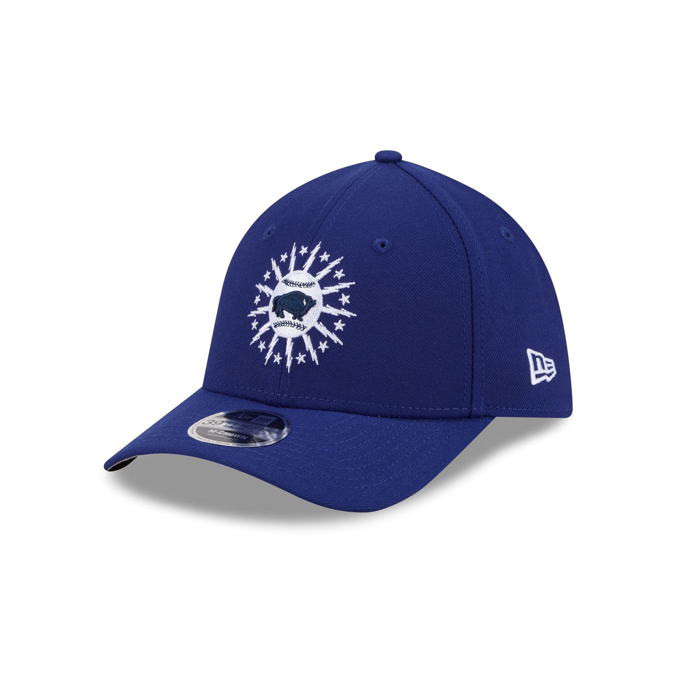 Buffalo Bisons Theme Night Blue 39THIRTY M-Crown Stretch Fit Hat