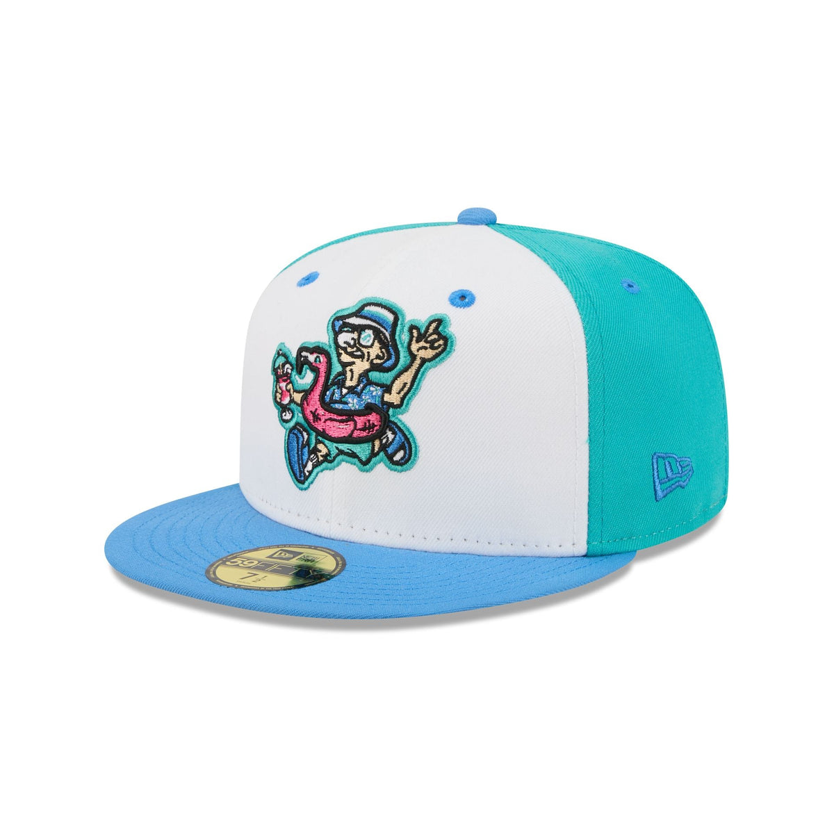 West Michigan Whitecaps Theme Night Teal 59FIFTY Fitted Hat