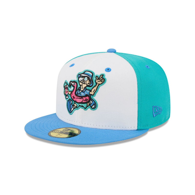 West Michigan Whitecaps Theme Night Teal 59FIFTY Fitted Hat