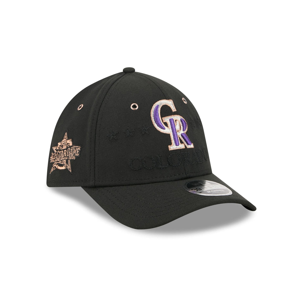 Colorado Rockies 2026 All-Star Game 39THIRTY M-Crown Stretch Fit Hat