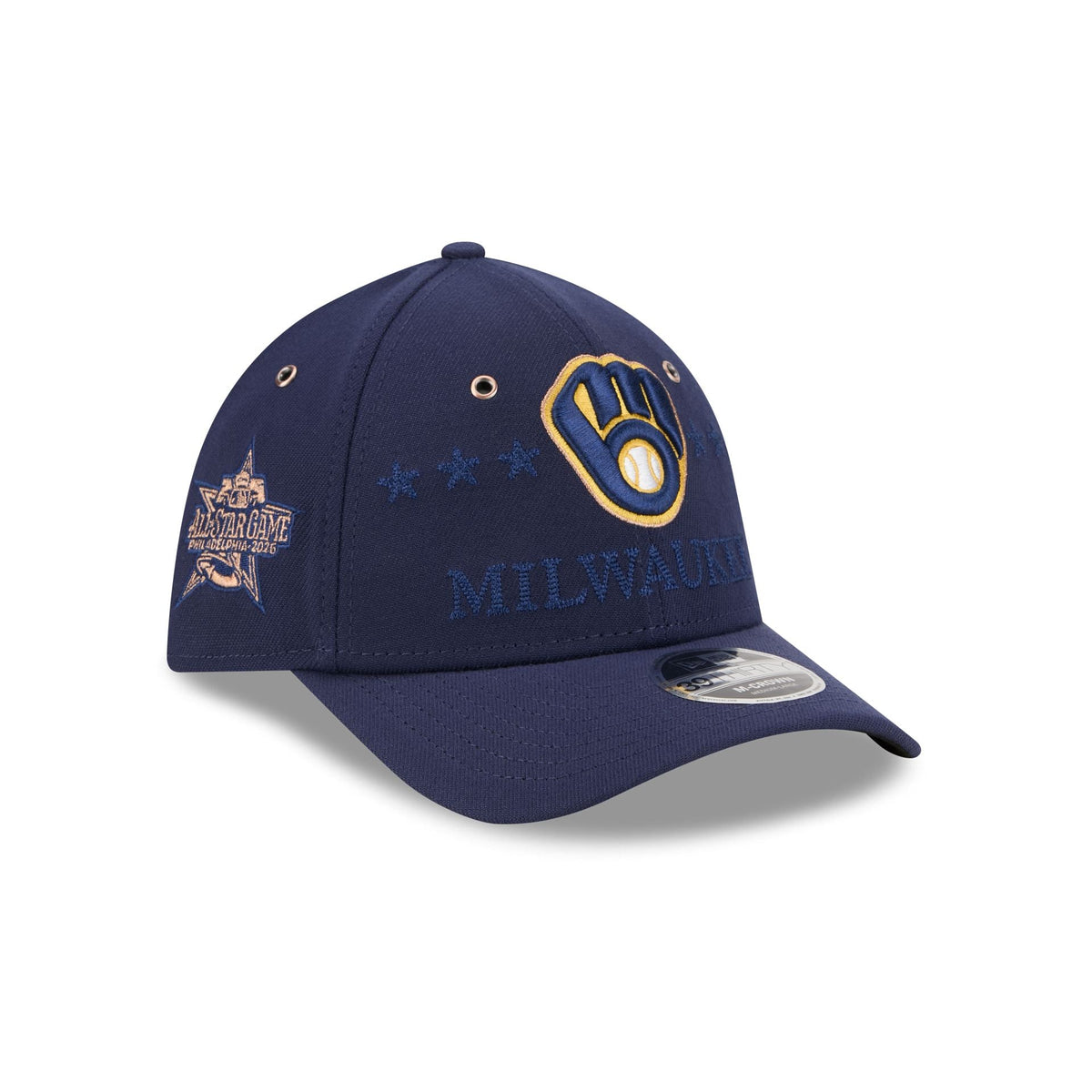 Milwaukee Brewers 2026 All-Star Game 39THIRTY M-Crown Stretch Fit Hat