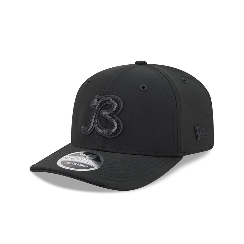 Chicago Bears 2026 Sideline Black 9SEVENTY Stretch-Snap Hat