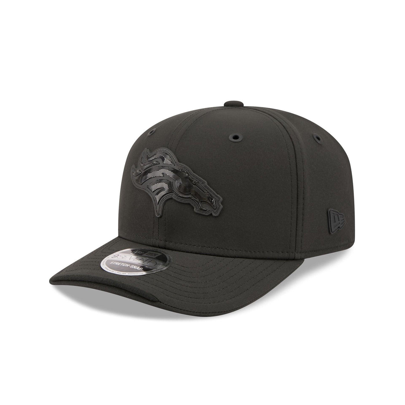 Denver Broncos 2026 Sideline Black 9SEVENTY Stretch-Snap Hat