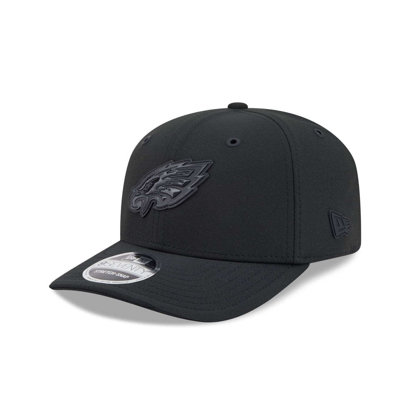 Philadelphia Eagles 2026 Sideline Black 9SEVENTY Stretch-Snap Hat