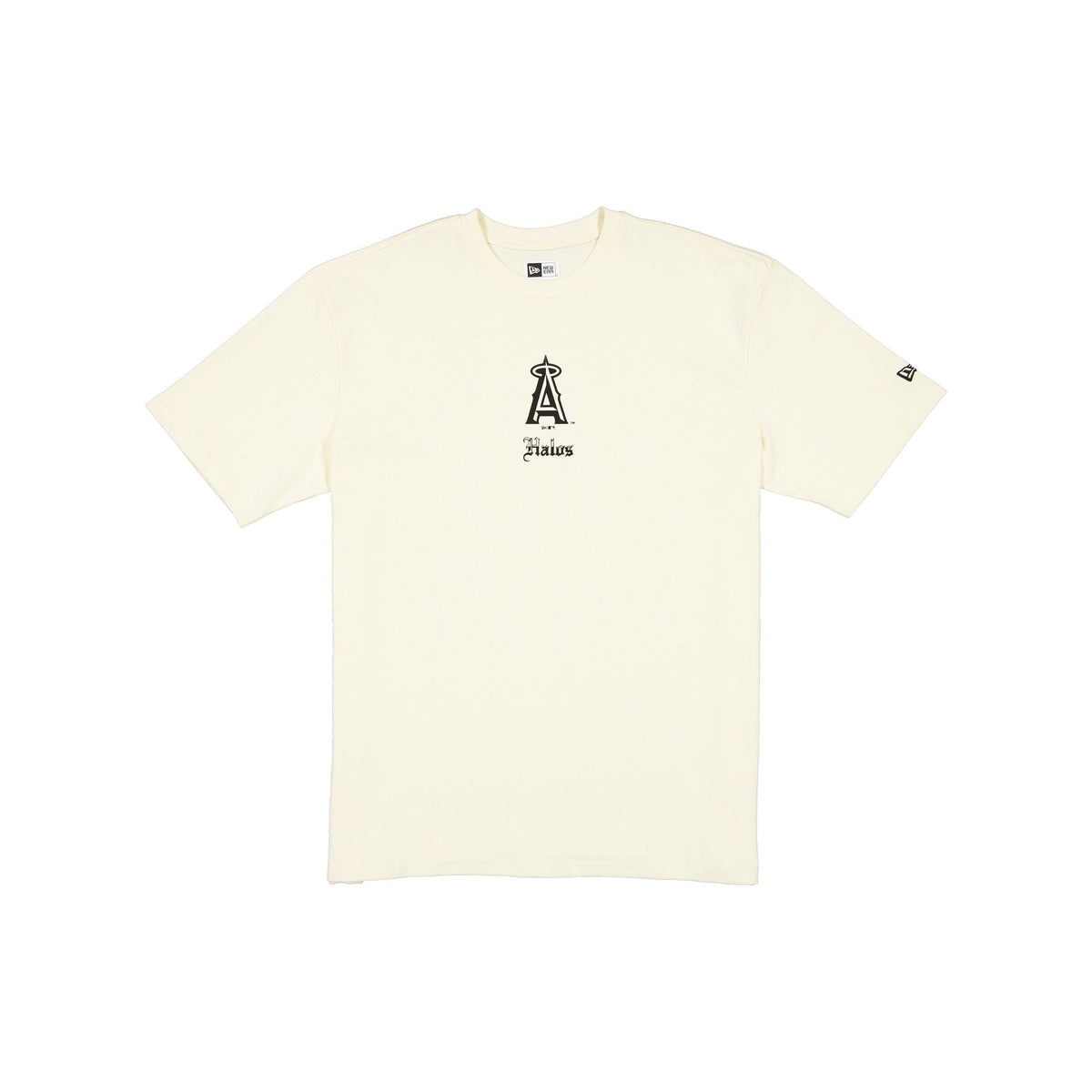 Los Angeles Angels Gothic Lettering Chrome White T-Shirt