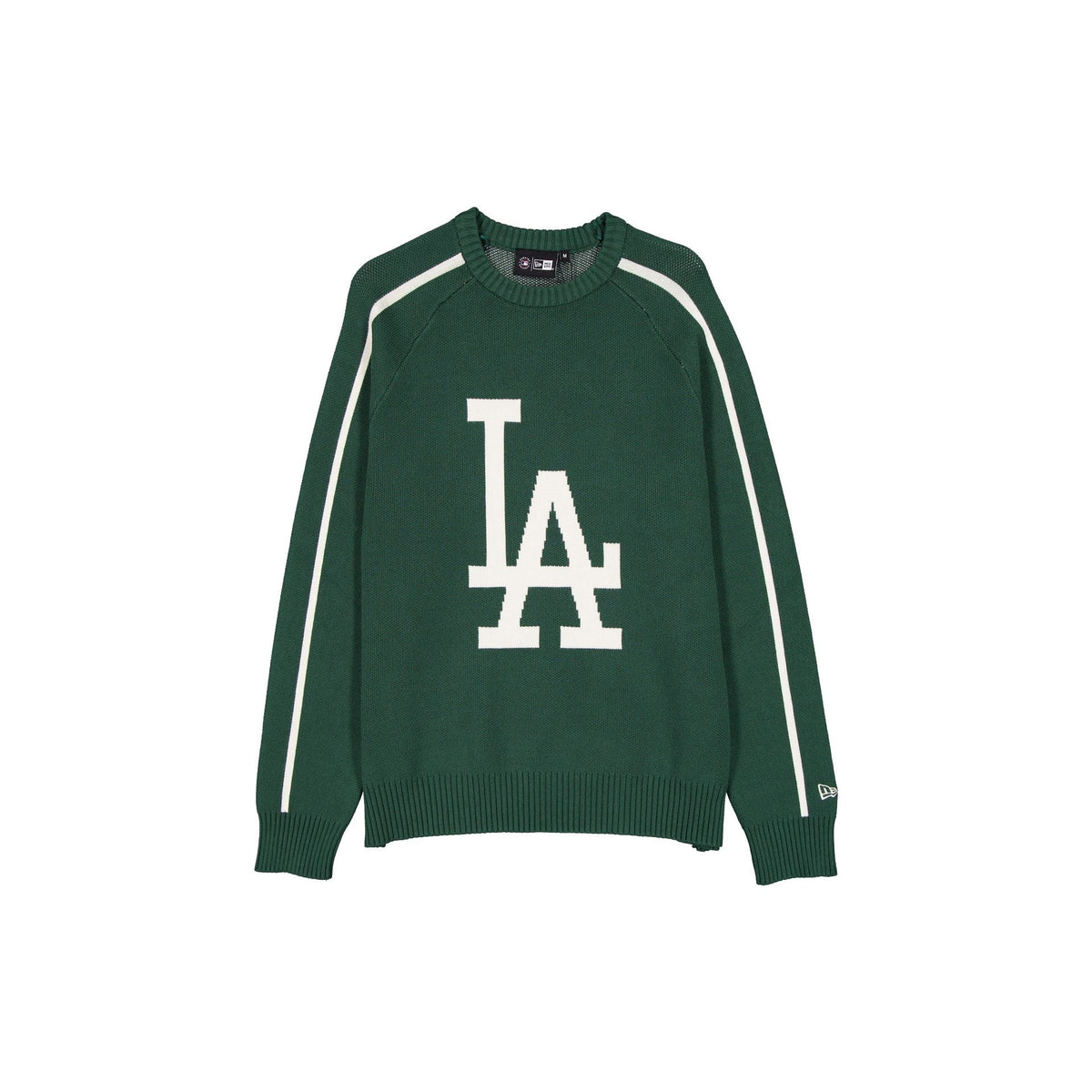 Los Angeles Dodgers Contrast Sleeve Cilantro Green Sweater