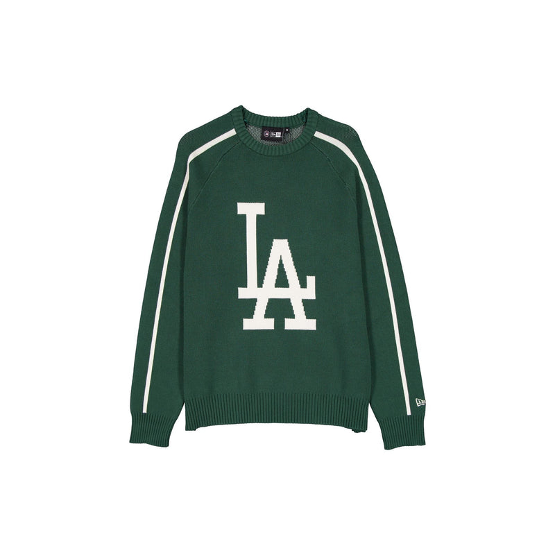 Los Angeles Dodgers Contrast Sleeve Cilantro Green Sweater