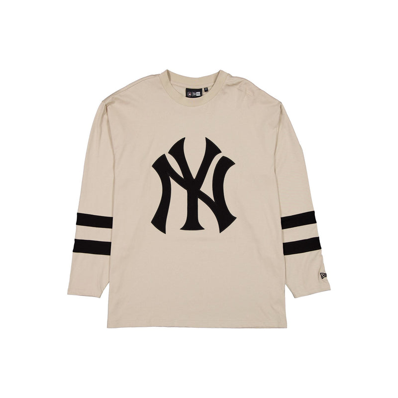 New York Yankees Stone Oversized Long-Sleeve T-Shirt