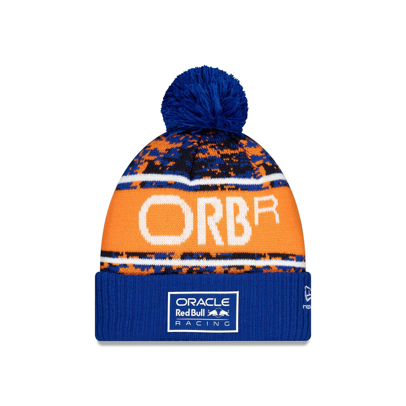Oracle Red Bull Racing Digi Camo Sport Cuff Pom Knit Hat Knit