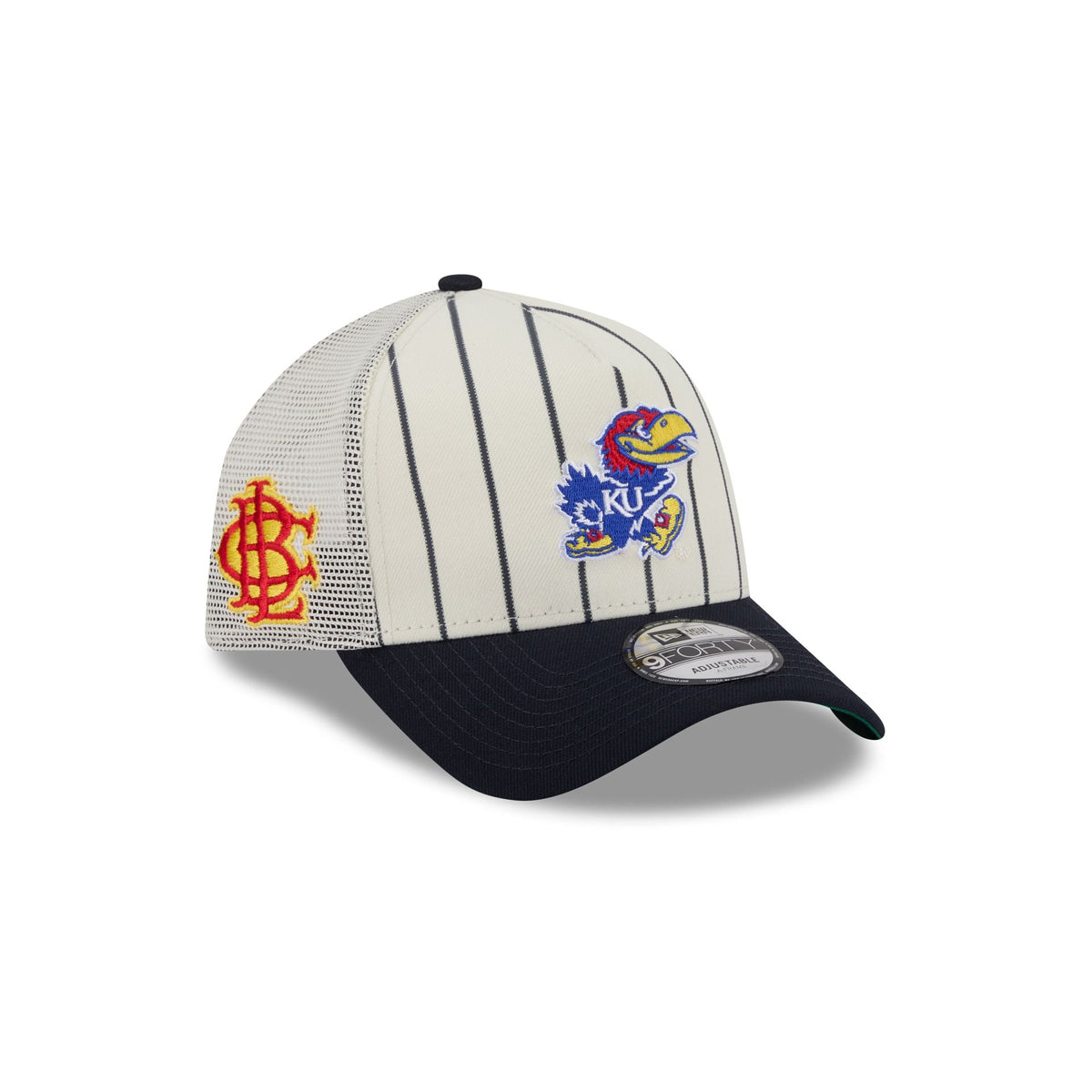 Big League Chew® x Kansas Jayhawks Pinstripe 9FORTY A-Frame Trucker Hat