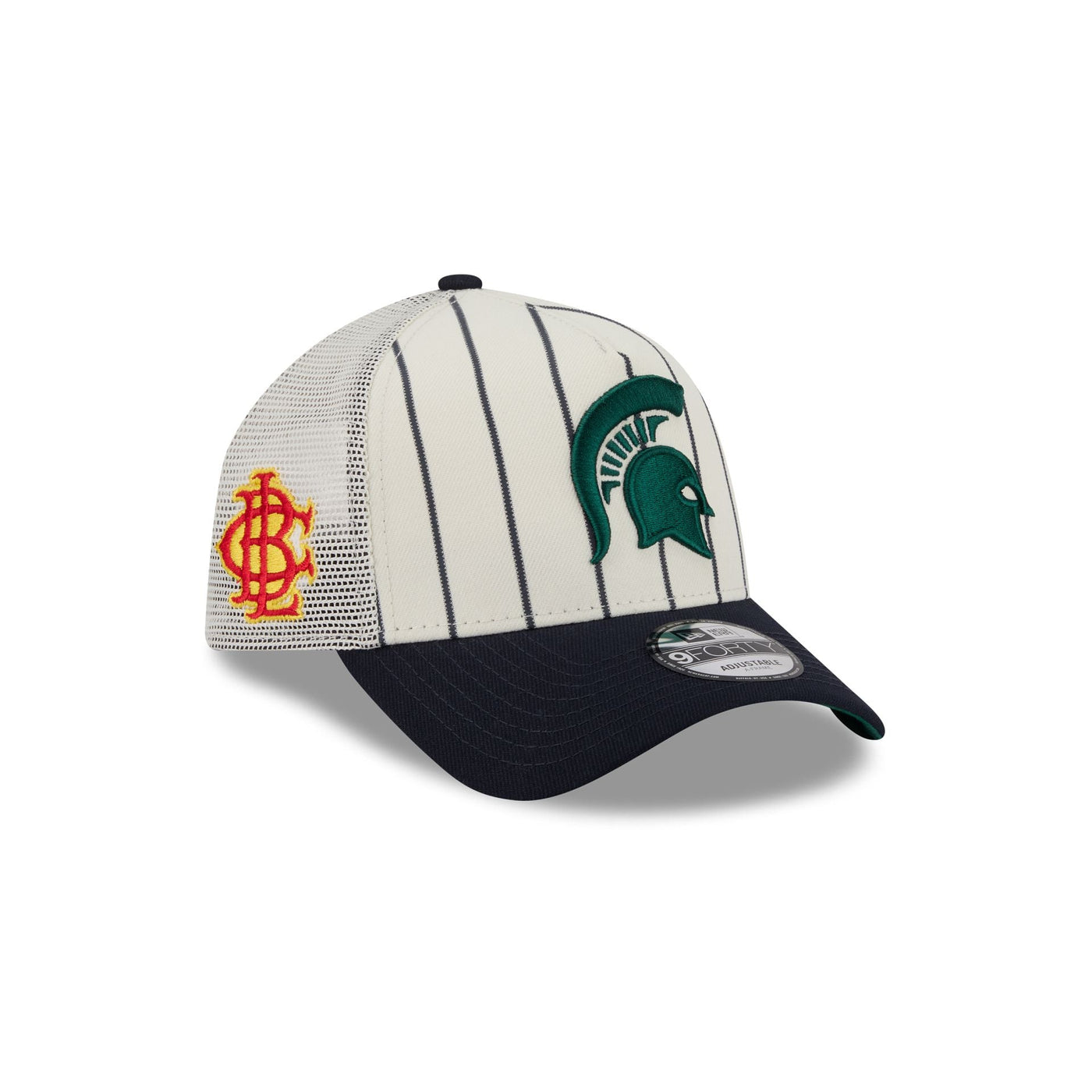 Big League Chew® x Michigan State Spartans Pinstripe 9FORTY A-Frame Trucker Hat