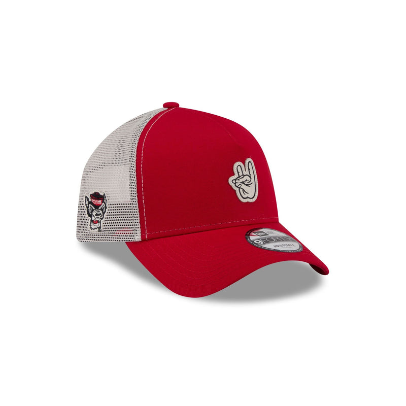NC State Wolfpack Hand Signs 9FORTY A-Frame Trucker Hat