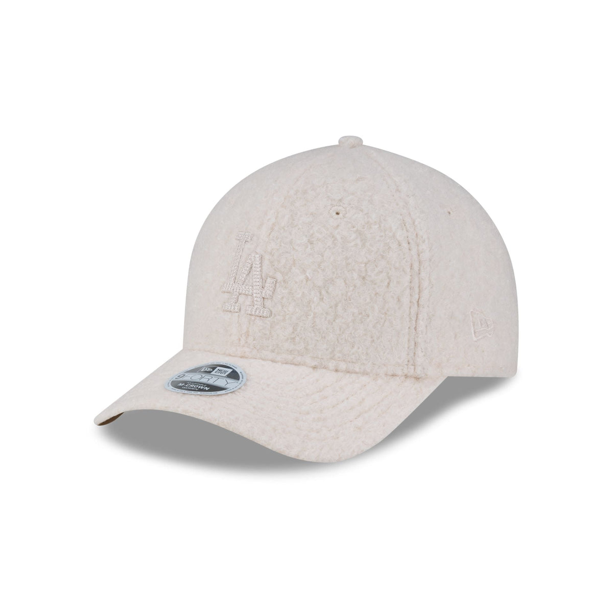 Los Angeles Dodgers Cream Winter Borg Women's 9FORTY M-Crown Snapback Hat