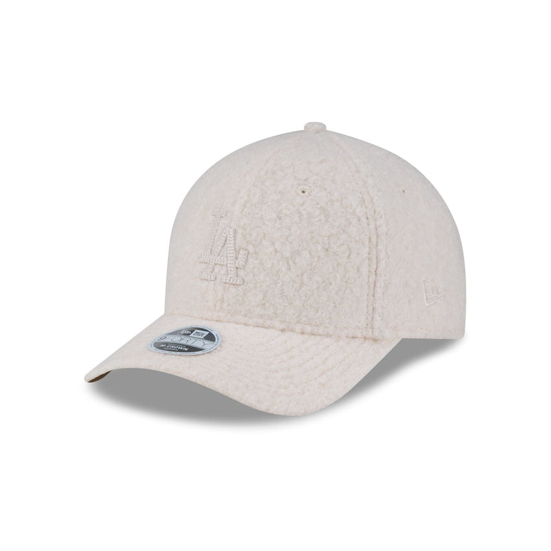Los Angeles Dodgers Cream Winter Borg Women's 9FORTY M-Crown Snapback Hat