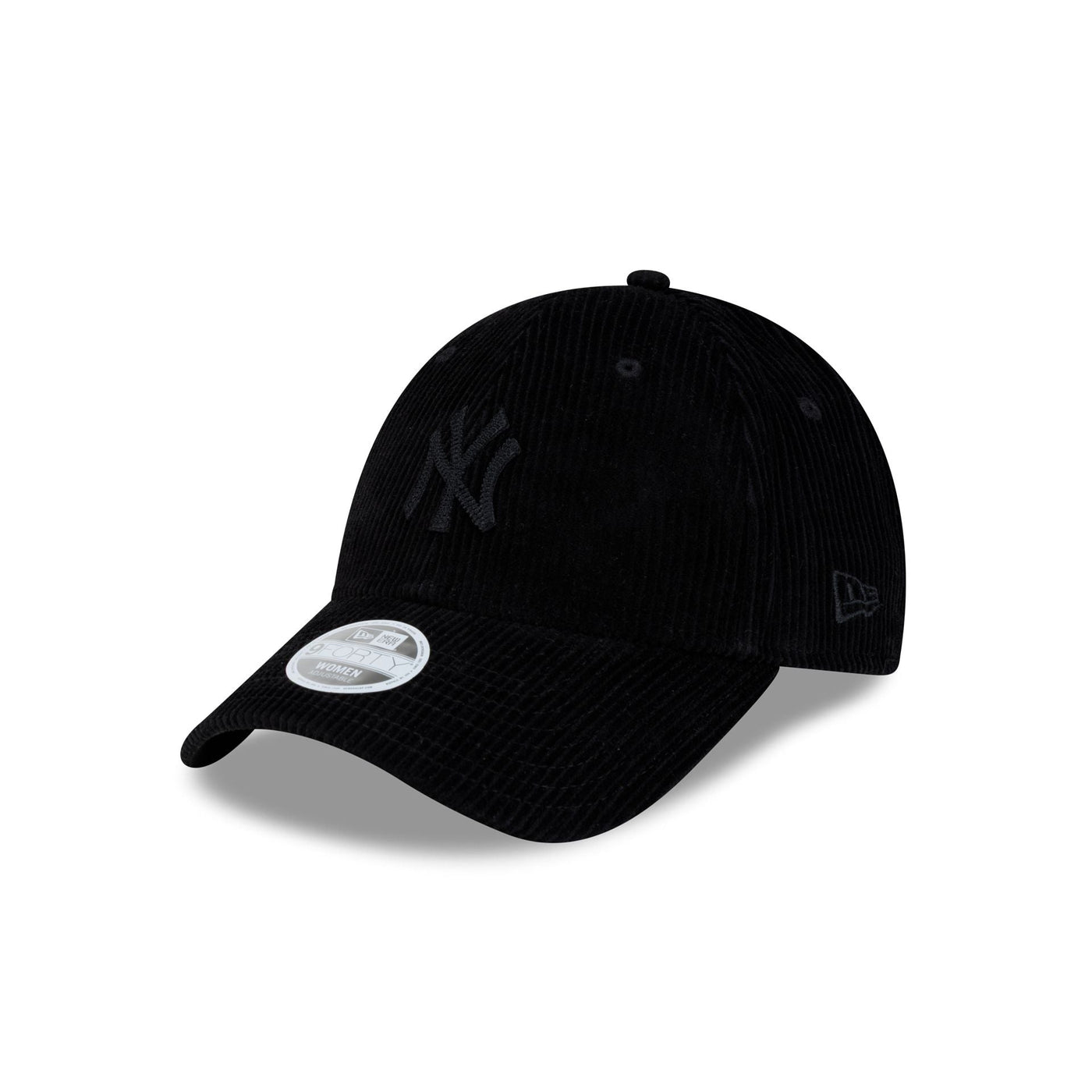 New York Yankees Black Corduroy Women's 9FORTY Adjustable Hat