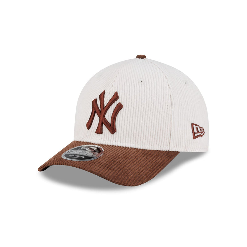 New York Yankees Stone Brown Corduroy 9FORTY M-Crown Adjustable Hat