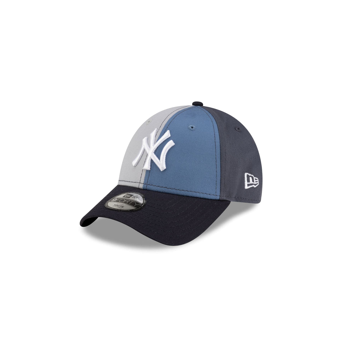 New York Yankees Kids Blue Color Block 9FORTY Adjustable Hat