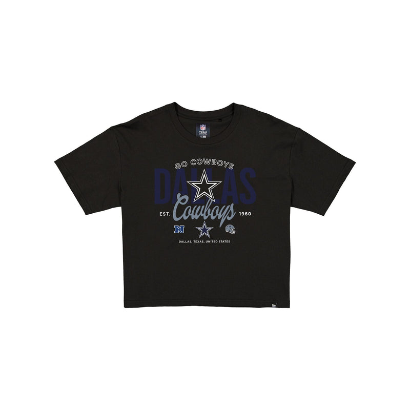 Dallas Cowboys 2026 Functional Fandom Women's Black Cropped T-Shirt