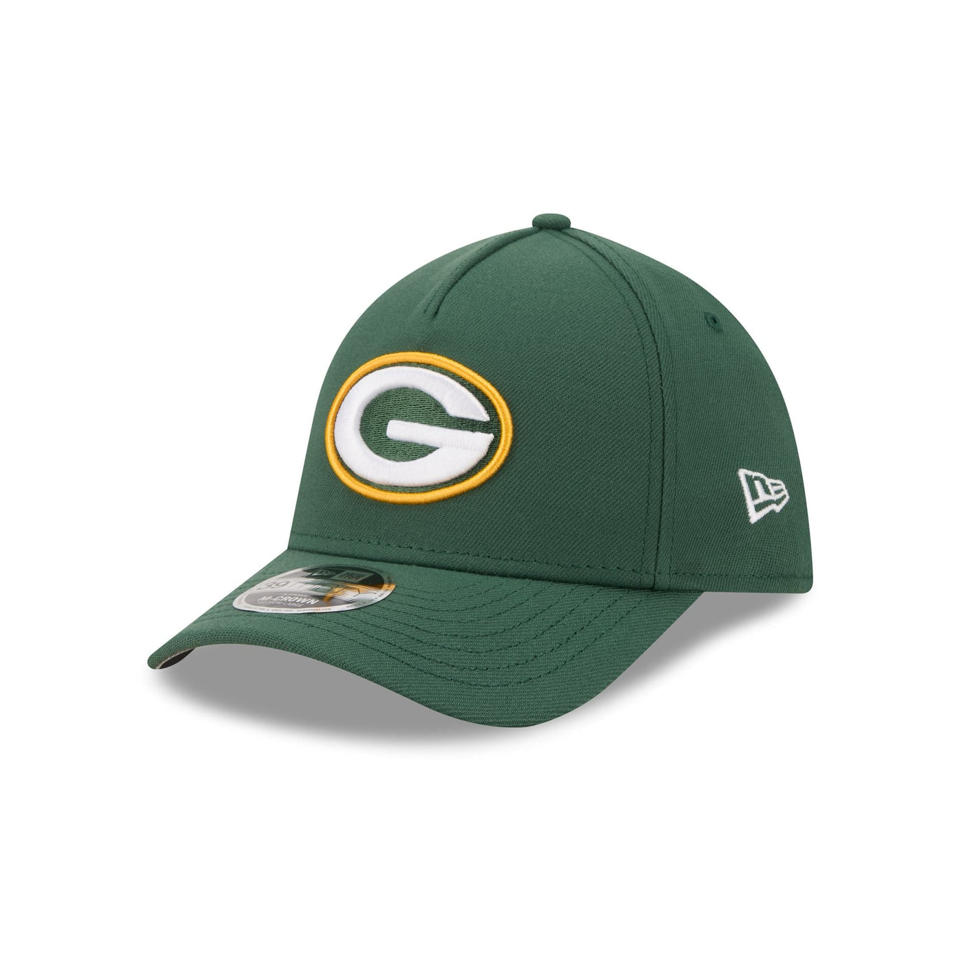 Green Bay Packers Poly 39THIRTY M-Crown A-Frame Stretch Fit Hat