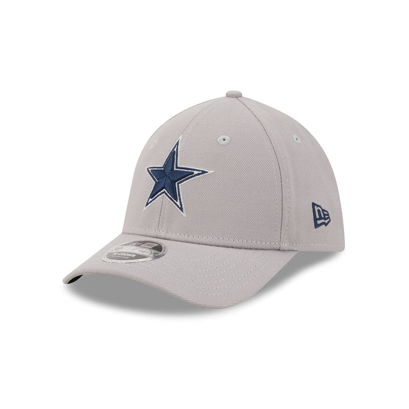 Dallas Cowboys Poly Gray 39THIRTY M-Crown Stretch Fit Hat