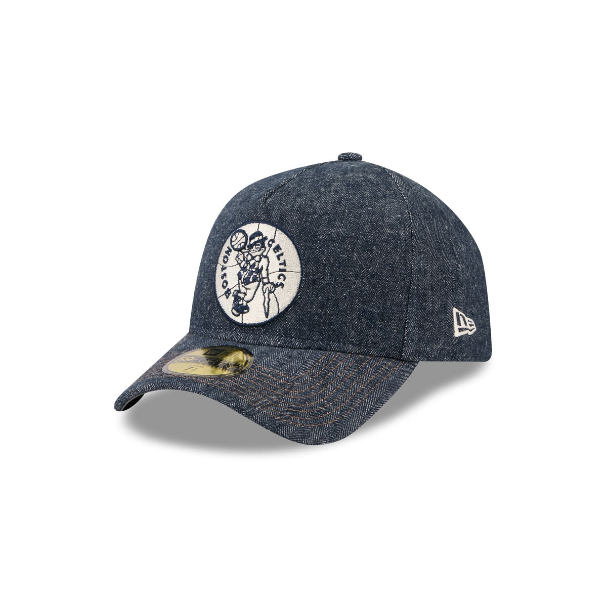 Boston Celtics Denim 59FORTY A-Frame Fitted Hat