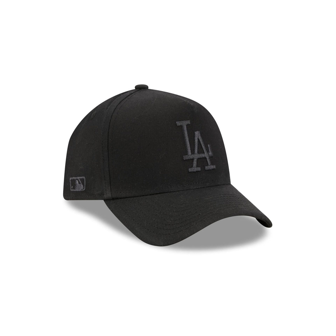 Los Angeles Dodgers Waxed Canvas Black 59FORTY A-Frame Fitted Hat