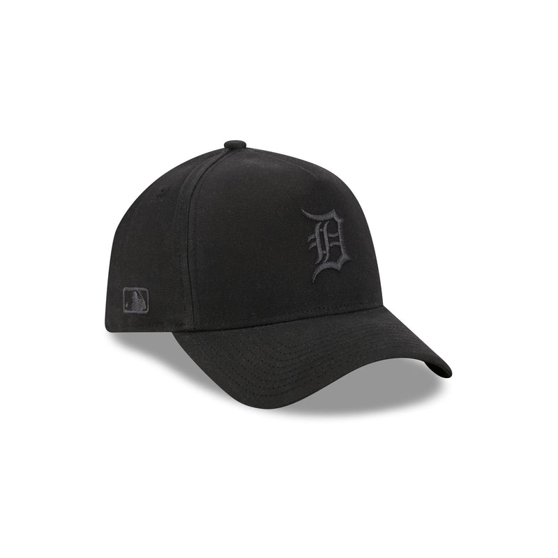 Detroit Tigers Waxed Canvas Black 59FORTY A-Frame Fitted Hat