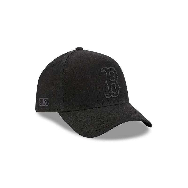 Boston Red Sox Waxed Canvas Black 59FORTY A-Frame Fitted Hat