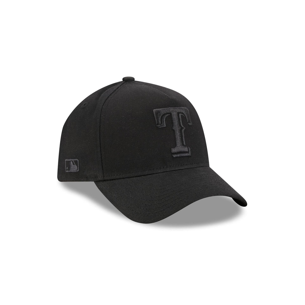 Texas Rangers Waxed Canvas Black 59FORTY A-Frame Fitted Hat