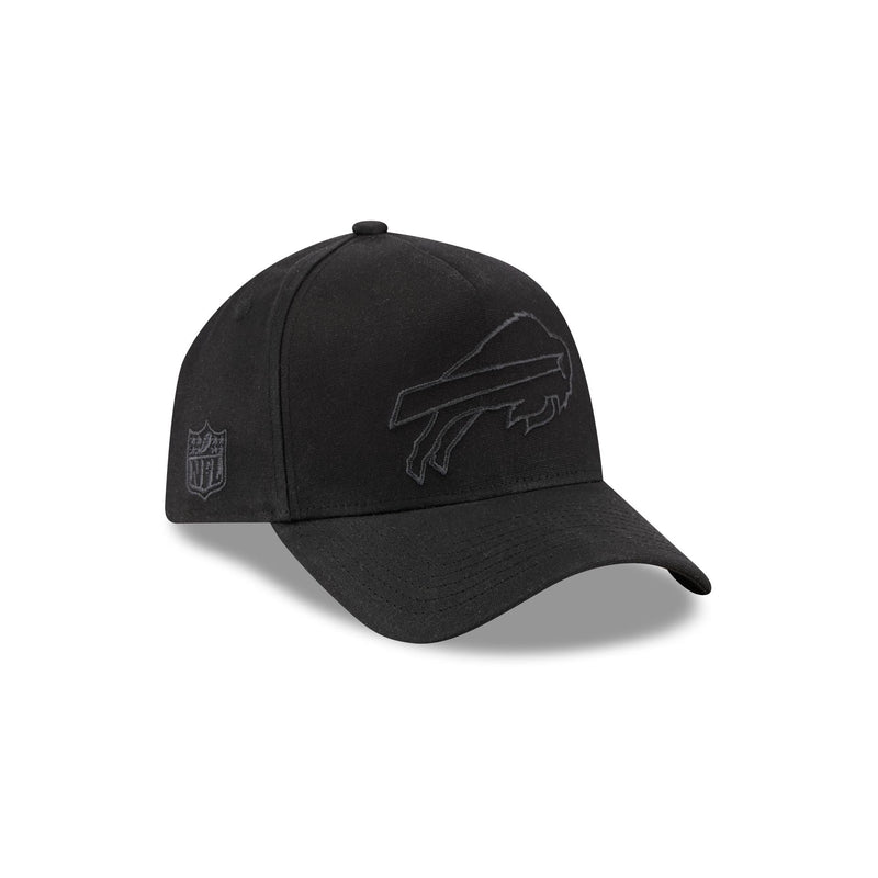 Buffalo Bills Waxed Canvas Black 59FORTY A-Frame Fitted Hat