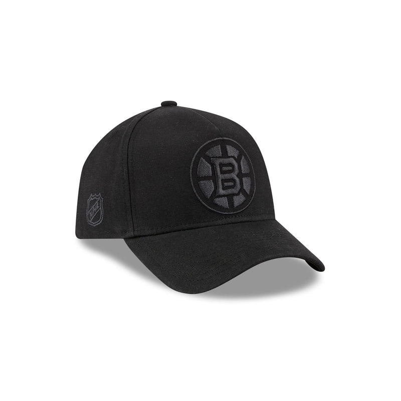 Boston Bruins Waxed Canvas Black 59FORTY A-Frame Fitted Hat