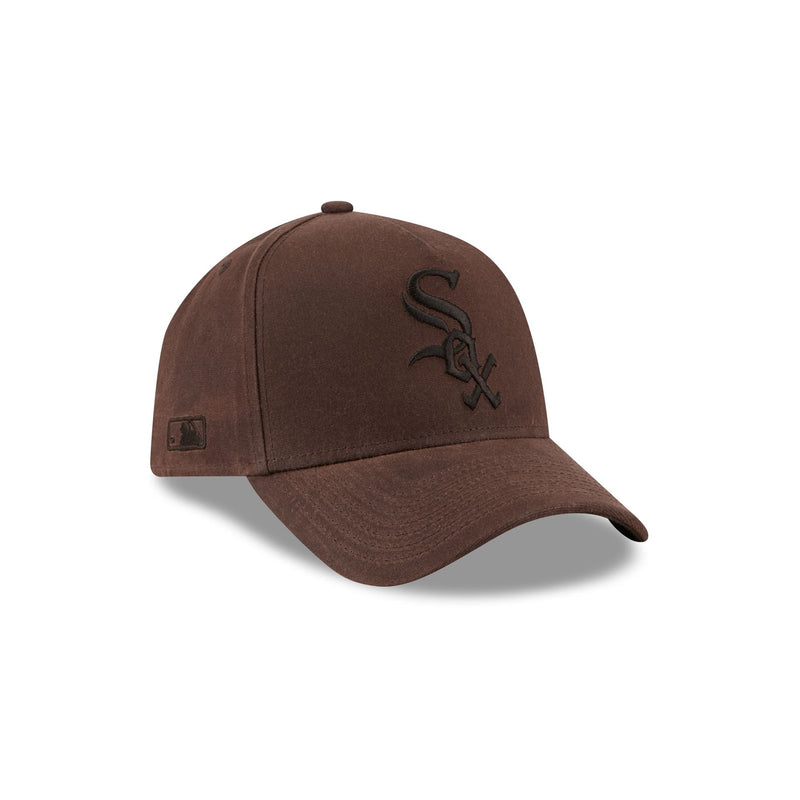 Chicago White Sox Waxed Canvas Brown 59FORTY A-Frame Fitted Hat