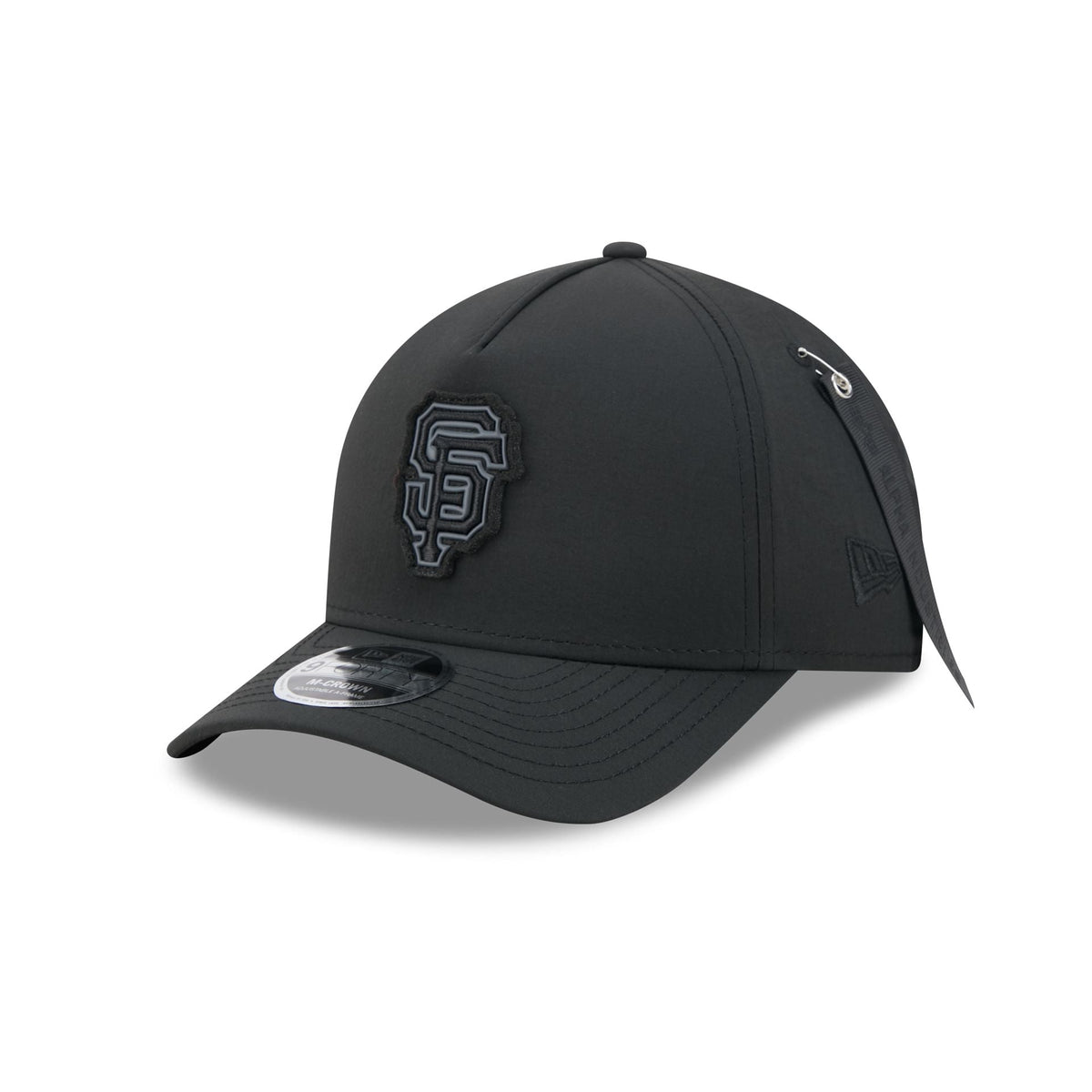 Alpha Industries x San Francisco Giants Nylon Black 9FORTY M-Crown A-Frame Snapback Hat