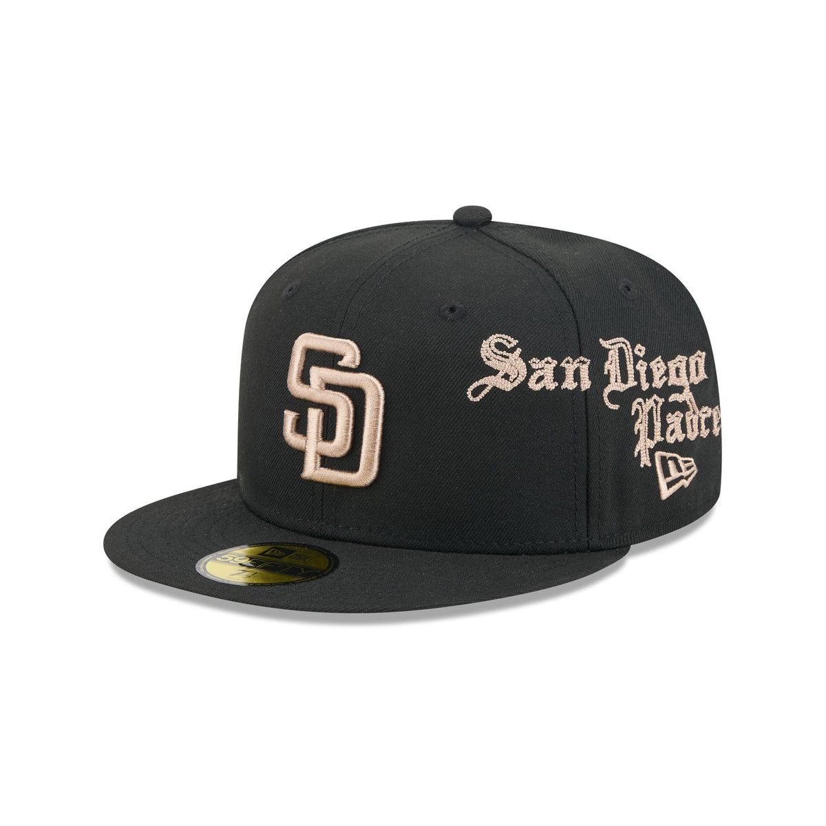 San Diego Padres Gothic Lettering 59FIFTY Fitted Hat