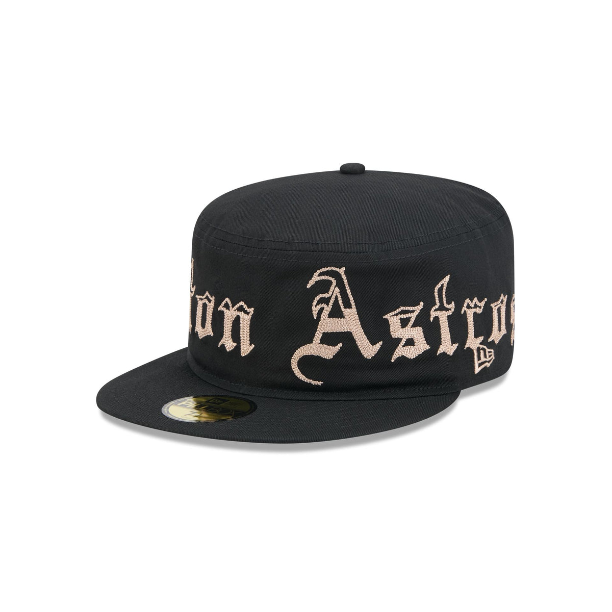 Houston Astros Gothic Lettering Pillbox Hat