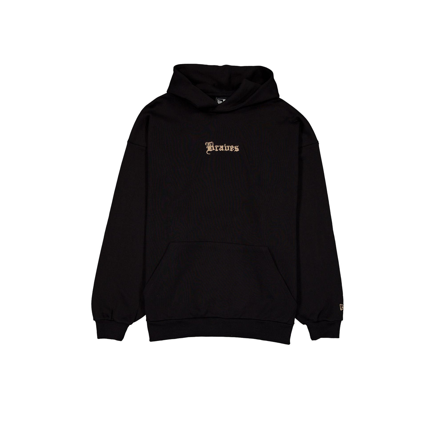 Atlanta Braves Gothic Lettering Black Hoodie